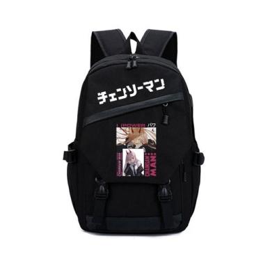 Imagem de Mochila Cartoon Kids School Chainsaws Mans Powers Anime - Yiweisai