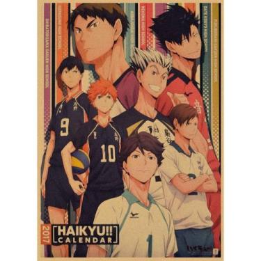 Imagem de Pôster Haikyuus Anime Art Wall Picture 30x42cm Papel 150g - yiweisai