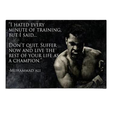 Imagem de Pôster com pintura de parede Muhammad Ali Boxing King Anime 40x50cm - 