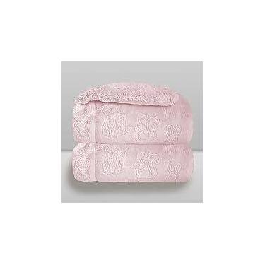 Imagem de Cobertor  Bebe Sherpa Ferrete - LAÇO BEBE, Rosa