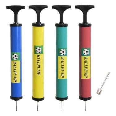 Imagem de Bomba De Ar Manual Para Encher Bolas De Futebol Vôlei Com Bico Color -