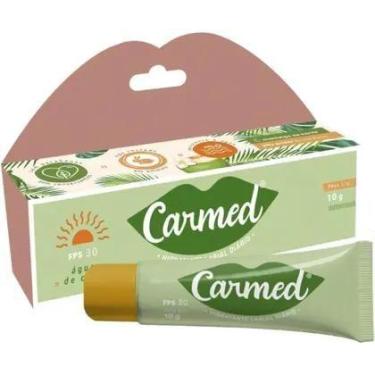 Imagem de Hidratante Labial Carmed Água De Coco FPS 30 Incolor Cimed 10g