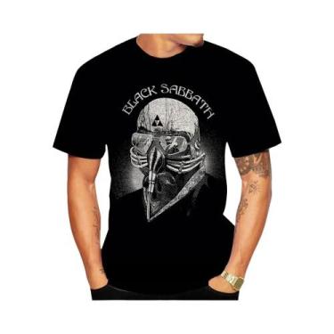 Imagem de Moda verão quente rua hip-hop impressão 3D tendência legal preto casua