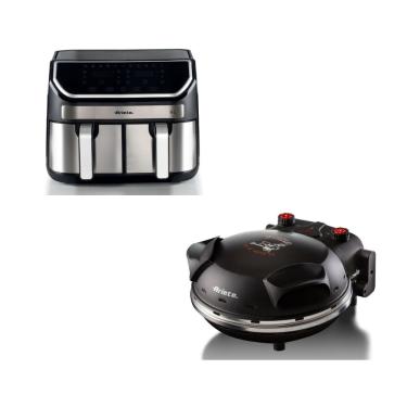 Imagem de KIT ARIETE FORNO DE PIZZA ELÉTRICO E FRITADEIRA AIR FRYER 9L 127V