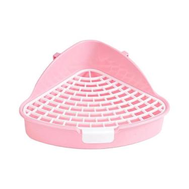 Imagem de Caixa Sanitária De Canto Para Coelhos, Hamsters, Porquinhos-da-Índia, 