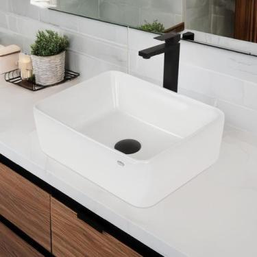 Imagem de Kit Cuba SLIM Louça + Torneira REMIX BLACK + Válvula Click - Smart DEP