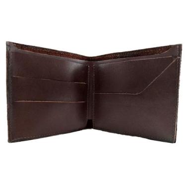 Imagem de Carteira Masculina De Couro - Ranclafe, Marrom