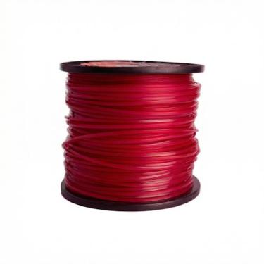 Imagem de Fio Nylon Quadrado 3mm 2kg Roçadeira - Sanre Brasil Cor Vermelho