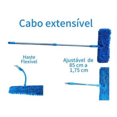 Imagem de Esfregão Flat Cabo Extensível para Limpeza em Geral - CLEAN TECH