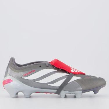 Imagem de Chuteira Adidas Predator League Campo Cinza, 39
