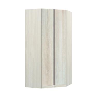 Imagem de Guarda Roupa Solteiro de Canto Canto Diagonal Prime Plus 2 Portas MDP Legno Crema Lucia...
