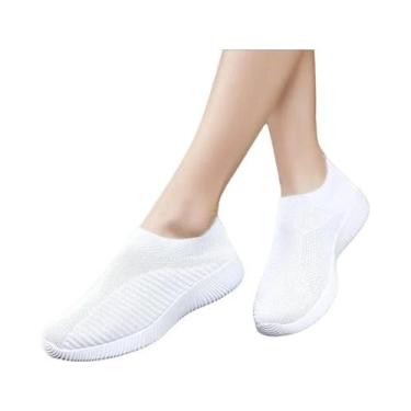 Imagem de Sapatos Mocassins Femininos Plus Size 42 - Vulcanizados de Alta Qualid