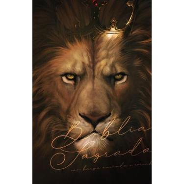 Imagem de Bíblia Arc Leão Rei - Letra Gigante - Com Harpa Avivada e Corinhos - M