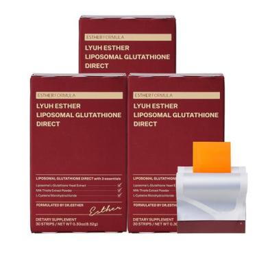 Imagem de Tiras de Glutatión Liposomal ESTHER FORMULA 284mg 90 unidades