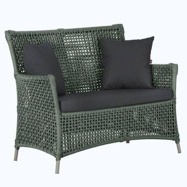 Imagem de 1 Sofá área Externa Igapó Alumínio Fendi Corda Náutica E11 Verde