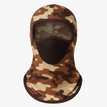 Imagem de Balaclava Tática Proteção UV para Pesca Esportiva e Ciclismo com Tela Respirável Camuflado Deserto OEM