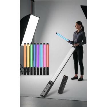 Imagem de Luz LED RGB Criativa: Vlog, Foto, Vídeo com Controle - Congratulations