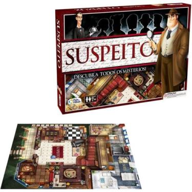Imagem de Jogo Tabuleiro Suspeito Estratrégia Descubra Todos Mistérios - Pais & 