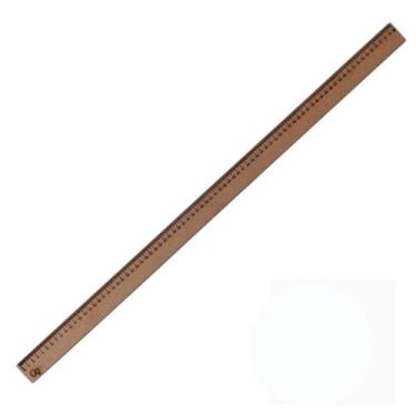 Imagem de Régua de Madeira 80cm Artesanato Scrapbook Desenho Gv Office