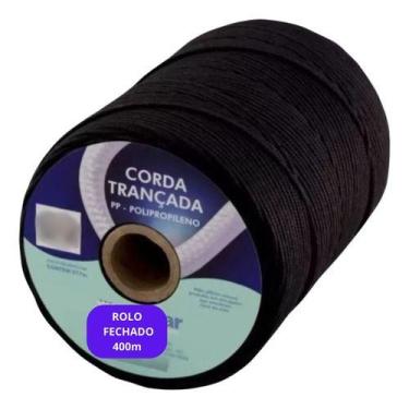 Imagem de Corda Pp Trançada Virgem Seda 4mm Multiuso Amarração Construção Civil 