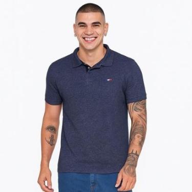 Imagem de Camisa Polo FMF  Básica Piquet no Estilo Tommy Bordado França-Masculino