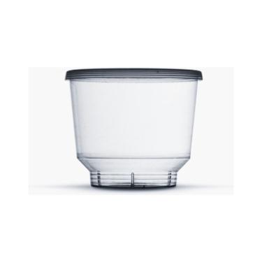 Imagem de Copo Descartável com Tampa Copo Pic 110 para Bebidas 110ML Uso Geral Prata Higipack