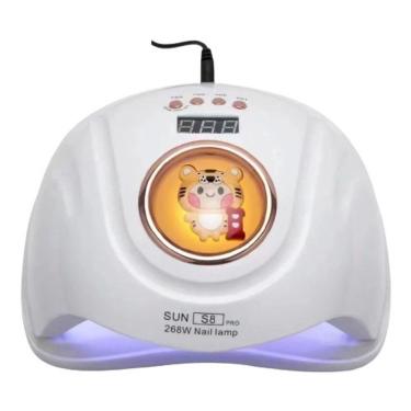 Imagem de Cabine de Unha Sun S8 Profissional 268W para Secagem e Cura de Esmalte Gel Led UV 57 Le...