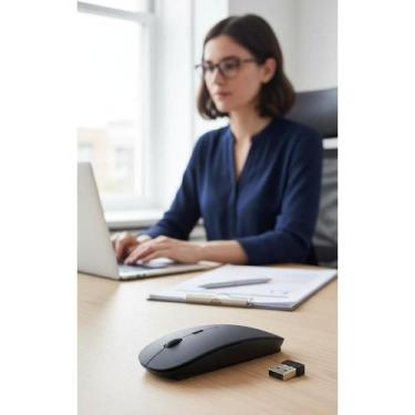 Imagem de Mouse Sem Fio Bluetooth RGB Recarregável Ergonômico 1600 DPI - Congrat