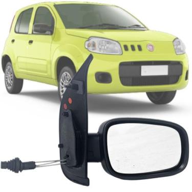 Imagem de Espelho Retrovisor Direito Lado Passageiro Fiat Uno Vivace Way Evo Spo