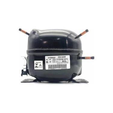 Imagem de Compressor Embraco 1/10 HP R134 EMIS30HHR sem Resfriamento - 127V