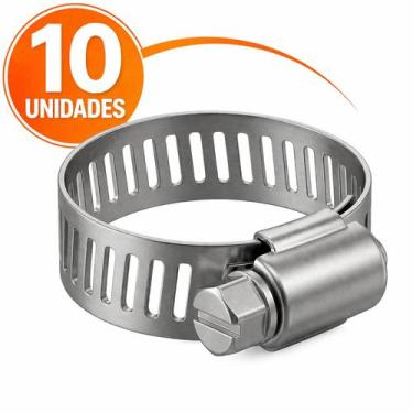 Imagem de 10 Unidades Abracadeira De Metal 13-19mm Certta