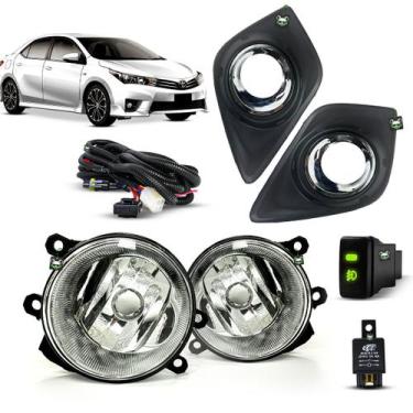 Imagem de Kit Farol Auxiliar Milha Toyota Corolla 2014 2015 2016 2017 - Shocklig