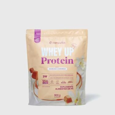 Imagem de Whey 3W Sanavita 900g Baunilha Caramelo 22g Proteína
