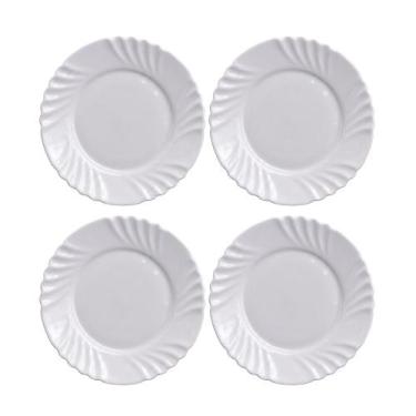 Imagem de Conjunto de Pratos de Sobremesa Sun de Opaline 20cm - Lehaví, 4 peças
