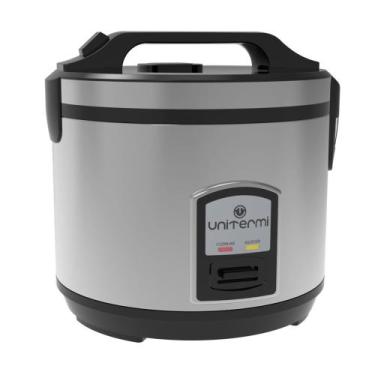 Imagem de Panela de arroz elétrica de inox 6 xícaras 127v - UNITERMI, 110V