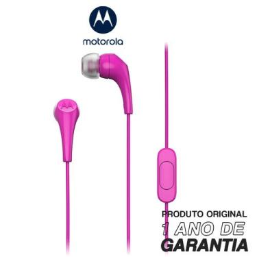 Imagem de Fone De Ouvido Original Motorola Earbuds 2-S com Microfone Conexão P2 