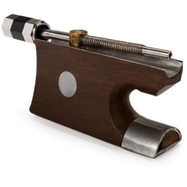 Imagem de Talão Arco Violino 1/2 Madeira Ébano Parafuso Completo Reposição Luthi