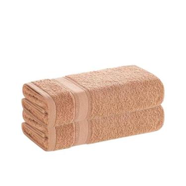 Imagem de Toalha de Banho Karsten Linea Felpuda 70x135, Rosa - 60238, 2