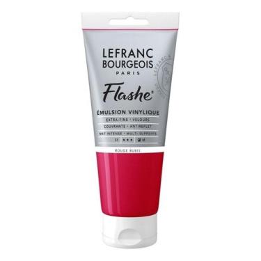 Imagem de Tinta Pintura Acrílica Flashe Lefranc 80ml 388 Ruby Red - Lefranc Bour