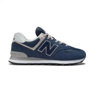 Imagem de Tênis Casual Masculino New Balance Azul, Marinho, 38