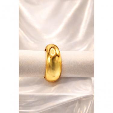 Imagem de Bracelete Feminino 13001C em Liga Metálica 6cm X 5cm Dourado Largo Moderno Elegante
