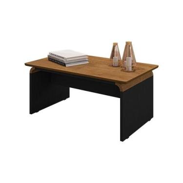 Imagem de Mesa de Centro Sala de Estar Lilibeth - Loja DoceLar, Naturale/Preto F
