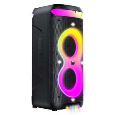 Imagem de Caixa de Som Pulse SP511 Double 8 1400W, Preto, Bivolt