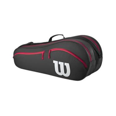 Imagem de Raqueteira Advantage 6 Pack - 2025 - Wilson, Preto