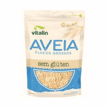 Imagem de Aveia Flocos Grossos Integral sem Glúten 200g Vitalin
