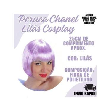 Imagem de Peruca Medo Cosplay Fantasia Festa - Não informado