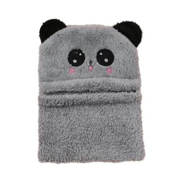 Imagem de Gorro Quente E Macio De Panda Para Crianças, Outono E Inverno, Boné Pa