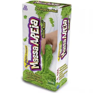 Imagem de Massa Areia Verde 453g Areia Para Modelar Kinetic Sand SUNNY 1093