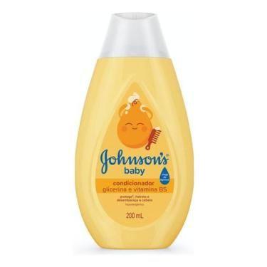 Imagem de Condicionador para Bebê Johnsons Baby de Glicerina 200ml  Uso Diário -