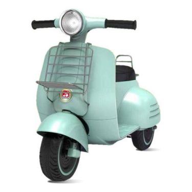 Imagem de Mini Moto Eletrica Infantil 6v Lambreta Bandeirante, Turquesa